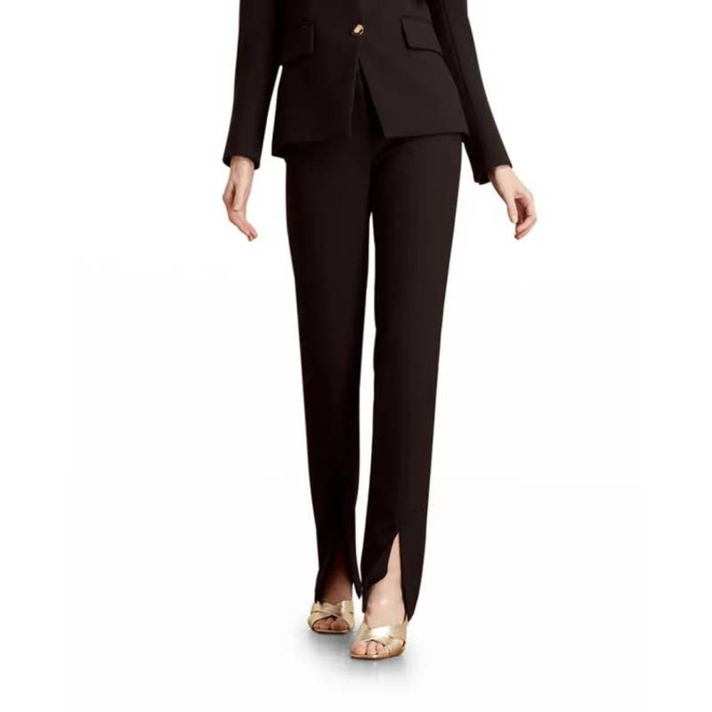 Veronica Beard Paula Split Leg Pants in Black 12